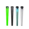 Tabak Plastic Doob Tube Stash Jar 115mm Roken Accessoires Pre roll Verpakking Plastic Buizen Gezamenlijke Houder Kegels Met Deksel Hand Sigarettenmaker Container Pil Case