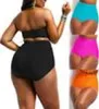 Sexy Womens Solid OnePiece Bikini Shorts Brief Thong Bottom Brazilian High Waist Swimwear Beachwear Bathing Suit Plus SIze5531520