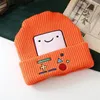 Adventure Time Merch Cartoon Symbol y embroidered woolen hat autumn and winter black thickened warm knitted hat8425580