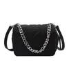 الأكياس المسائية أزياء Oxford Cloth Messenger Luxury Women Designer Chain Bag Bag White Crossbod