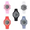 Zegarek est butikowy prostota styl solidny kolor 30m wodoodporny elektroniczny zegarek damski zwykłe zegarki modowe dla kobiet i dziewcząt