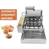 Commercial Automatic Electric Mini 4 Rows Donut Maker Machine Stainless Steel Doughnut Fryer Maker Snack Baking Equipment