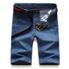 Herren Jeans Herrengeschäft Casual All-Match Thin Classic Modemarke Loose Stretch Denim Shorts Sommer Blue Fünf-Punkte-Hosenmänner's