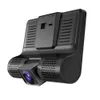 4 '' Трехворотный автомобильный DVR-камера Три объектива видеорезисатор Dash Cam Video Recorder g-Sensor Auto Dashcam Draving Recorder