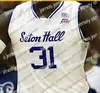 Jersey de futebol da NCAA Jerseycustom 2020 Seton Hall Myles Powell 0 Quincy McKnight 22 Myles Cale 31 Angel Delgado Nzei Men Hommes Jeunes Enfants Basquete