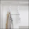 Neue 3D Platzsparende Kleiderbügel Magische Kleidung Mit Haken Closet Organizer Hause Werkzeuge Rack T200211 Drop Lieferung 2021 Kleiderbügel Racks kleidung Haus