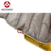 AEGISMAX LETO Series Outdoor Adult Camping Mummia ultraleggera 700FP Ultra Dry Down Primavera Autunno Sacco a pelo Lazy Bag 220620