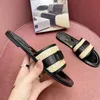 Patent Leather Calfskin Women's High Heel Ladies Slippers Luxury Designer Fashion Summer Chunky Heel Sandals With Box 35-42