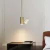 Pendant Lamps Nordic Light Luxury Creative Master Bedroom Chandelier Crystal Butterfly Simple Modern Bar Bedside Small Led ChandelierPendant