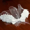 Chieni Elegante Flower Side clip con filo per capelli Cappello da matrimoni per le donne Affastore di moda Veilheadpieces