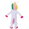 Disfraz de mascota unicornio, caballo volador, poni arcoíris, disfraz elegante para fiesta de Halloween de animales adultos