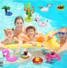 Summer Pool Party Gonfiabile Portabevande Lattine per bevande Tazze Sottobicchieri galleggianti Divertimento per bambini adulti B0708