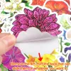 100 ADET Çiçekler Sticker Pretty Sevimli Bitki Komik Çıkartmalar DIY Dizüstü Seyahat Kılıfı Gitar Telefon Buzdolabı Kaykay Karalama Defteri
