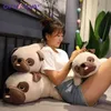 Pc Cm Cute Lying Pug Dog Plush Toys Stuffed Soft Animal Pillow Dolls For Children Kids Sleep Birthday Christmas Gift J220704