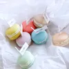 Macaron Kokulu Mumlar Taşınabilir Mini Macaron Sevimli Doğum Günü Partisi Festivali Ev Dekoratif Mumlar Fotoğraf Çekim Sahibi Sahne F0628G02