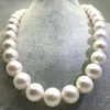 Catene enormi affascinanti 18 "15-16 mm Natural Mare del Sud Genuino collana rotonda di perla rotonda da donna collane di gioielli per womanchain chainschai