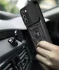 Études de téléphone à la fenêtre coulissante intégrée à la coque en arrière du support d'armure de voiture Protecteur pour Motorola G9 Play G Power Pure Stylus G60 Edge E7 Power 30pro 5G 2022