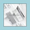 100 pièces boîte à pilules Sier blanc Rec conteneur en métal livraison directe 2021 boîtes d'emballage bureau école affaires industriel Vkqg7