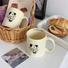 Kawaii coréen chiot tasses tasses à café Ins tasses créatives en céramique lait thé eau bière petit déjeuner voyage tasses Drinkware cadeau d'anniversaire