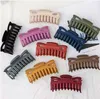 Grampos de cabelo barrettes coreano fosco plástico garra de cabelo beauul tamanho grande caranguejo garra clipe acrílico fosco doce cor hairpin8759500