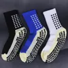 Fußballmannschafts-Sportsocken im Star-Stil, professionelle Herren-Basketballsocken mit mittlerem Schlauch und Handtuchboden, rutschfeste Gummigriffe, Elite-Socken, AIT8255478