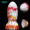 Yocy enorme anal butt plug brinquedos sexy para adulto macio silicone sucção buttplug contas coloridas ânus vaginal expandir brinquedo fantasia