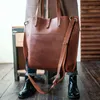 Shopping Bags Casual Large Capacity Tote for Women Shoulder Brands Soft Leather s Handbag Vantage Big Shopper Purse 220412