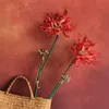 Elegant Artificial Equinox Flower Branch Home Living Room Decor Flores For Wedding Valentine's Day Decoration Photography Props 10Pcs