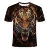 Mannen T-Shirts Mannen Animal T-shirt Orang-oetan/Aap 3d Print Tshirt Grappige Tees Tops Korte Mouw O -Hals Zomer Kleding