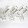 Mini narguilés conduites d'eau tuyau de bécher en verre avec 10mm joint fumant bongs shisha barboteur dab plates-formes