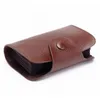 Card Holders 1pc Leather Holder Men And Women Portable Wallet Business ID Po Bank Korea Purse Storage BagCard