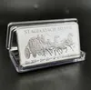 Kuzeybatı Bölgesel Zanaat Nane 999 İnce Sahne Gümüş Bölünebilir Bar Metal El Sanatları Hediyeler Hayır Manyetik 1oz Gümüş Bullion5103522