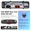 Vídeo de carro Jansite de 11 polegadas 2k Dash Cam Câmera traseira traseira 1440p DVR Recorder de detector 24H Monitor de estacionamento GPS rastreando 2.5kcar