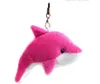 Mixed Color Mini Lovely Cute Dolphin Charms Kids Plush Toys Home Party Pendant Gift Decorations