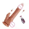 Sex Toy Massager Adult Sex s for Woman Wireless Remote Control Charging Telescopic Vibration Swing Tongue Lick Vagina G-spot Dildo