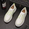 Spets 9208 Designers Up Dress Wedding Party Shoes Breattable Round Toe Casual Sneakers Light Spring White Air Cushion Walking Oxford Business Driving Loafers W22