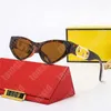 Óculos de sol de designer de luxo olho de gato para mulheres e homens de moda óculos de sol de alta qualidade adumbral full frame uv400 com caixa