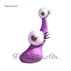 Halloween Decorativo de Halloween ao ar livre monstro inflável de árvores Purple iluminação explodir modelo de árvore estranha com olhos para o evento de carnaval