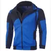 Mannen Truien Herfst Lente Dubbele Laag Rits Hooded Vest Mannen Casual UitLoper Hoodies Bluzy L220801