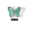 Nail Art Kelebek Takı Üç Boyutlu Süper Flaş Rhinestone Opal Yay Zirkon Kelebekler Şekli Tırnak Dekorasyon