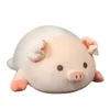 Soft Down Cotton Bobo Pig Plush Toy Cute Animal Pillow Pig Doll Backrest Cushion Gift