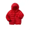 Autumn Winter Kids Down Jackets For Girls Children Warm Down Jackets For Boys 2-8 Year Toddler Girls Parka Outerwear Clothing J220718