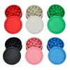 Smoking Accessories 56mm 2-layer Degradable Plastic Herb Smoke Grinder Affordable Tobacco Grinders Breaker Herbal Crusher Handmade Cigarette Smoke Tools ZL1013