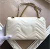 Дизайнерские сумки Totes Классические сумки Marmont Crossbody Сумки из натуральной аутентичной кожи с серийными номерами Высококачественные женские модные сумки