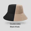 Grandi cappelli da sole da uomo estivo doppio cappello da secchio da uomo colore puro Panama Fes cappello da pescatore all'aperto visiera berretto da bacino cappello da spiaggia 220519