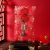 Geschenkwikkeling Chinese stijl Lucky Money Bag Doek Floral Red Envelope Pocket Jaarpakket voor Spring Festival Envelop E0K2Gift