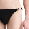 Underpants Quick-drying Sports Briefs Swimming Trunks Dual-purpose Sexy Elastic Black Metal Buckle Men & Women Same Style NeutralUnderpa