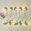 Ramadan Party Decoration Moon Star Led String Lights 10m 10 Lights Islam Moslim Huwelijksgebeurtenisbenodigdheden