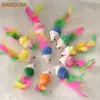 Cute Cat Toys Peluche Pelliccia Movimento Mouse Pet Gattino Divertente Ratto Sicurezza Peluche Topolino Giocattolo interattivo Regalo sxjul29