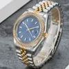 남성 자동 기계식 시계 Montre de Luxe Full Stainless Speel Sapphire Glass 5 ATM 방수 슈퍼 광장 남성 다이아몬드 시계 U1 공장